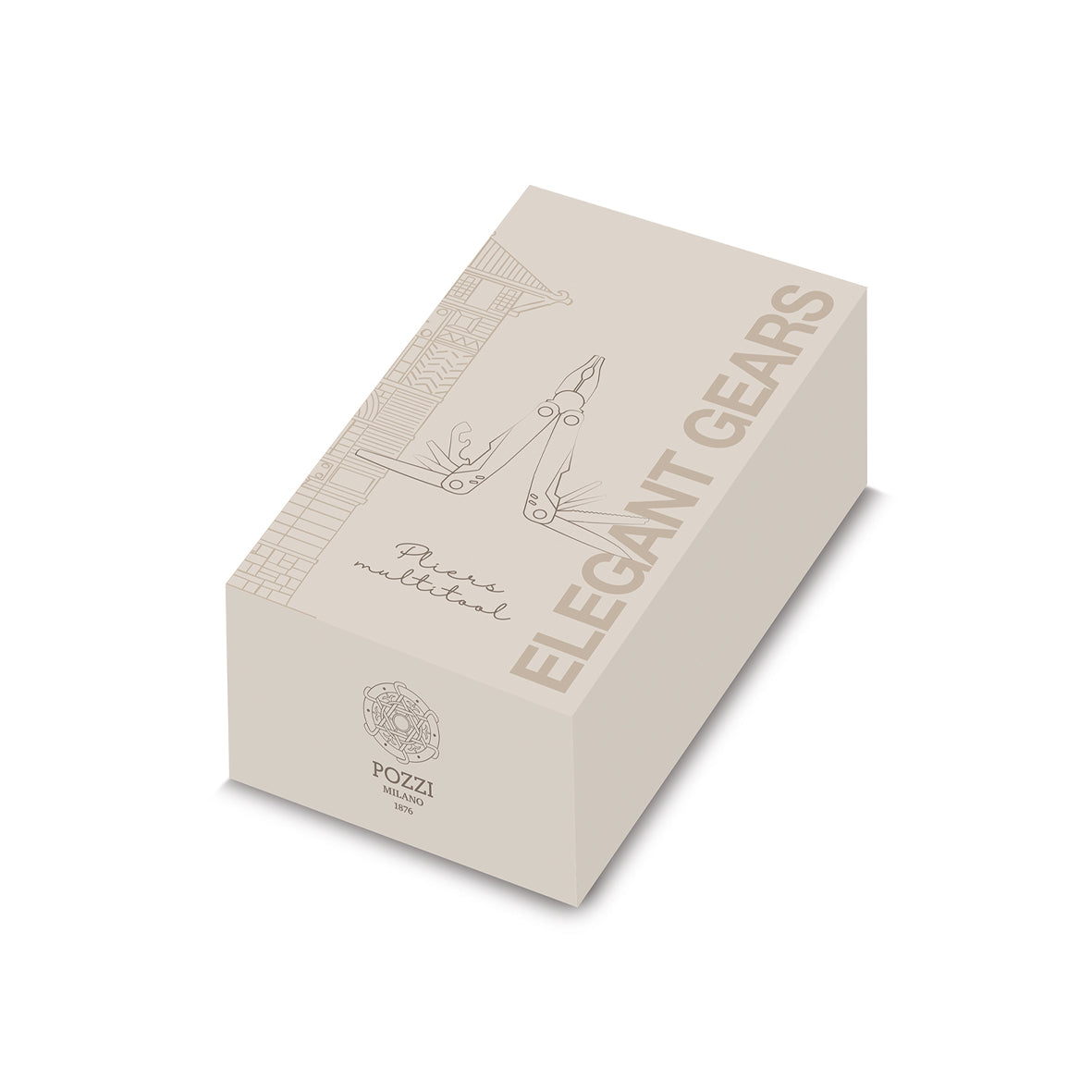 Pince multifonction dans un coffret cadeau noir, Pozzi