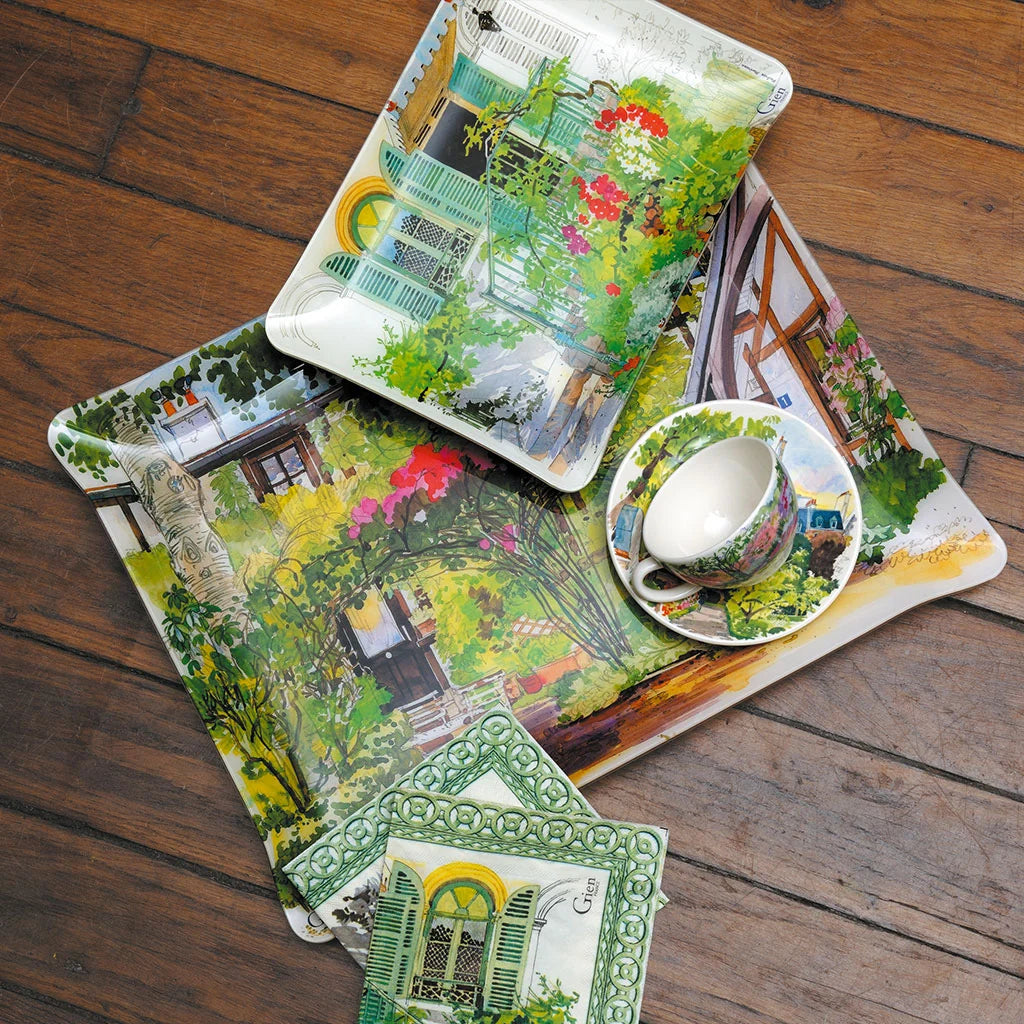 Plateau acrylique PM, Paris Giverny, Gien