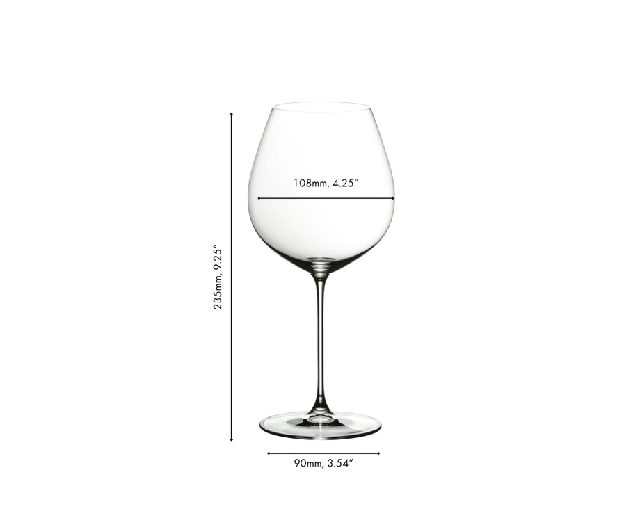 Verre Pinot noir, Veritas Old World, Riedel