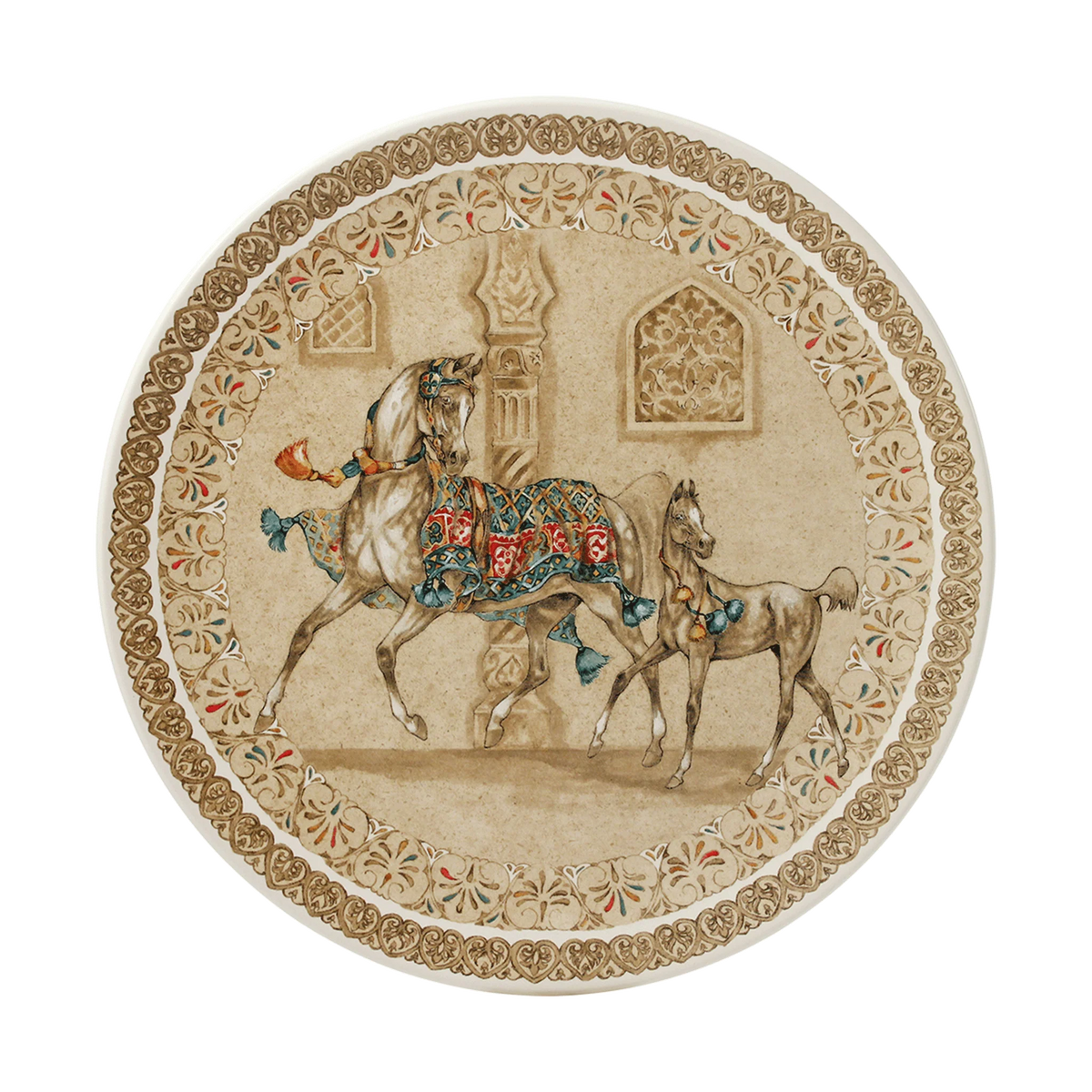 Plat à Gâteaux, Chevaux du vent, Gien