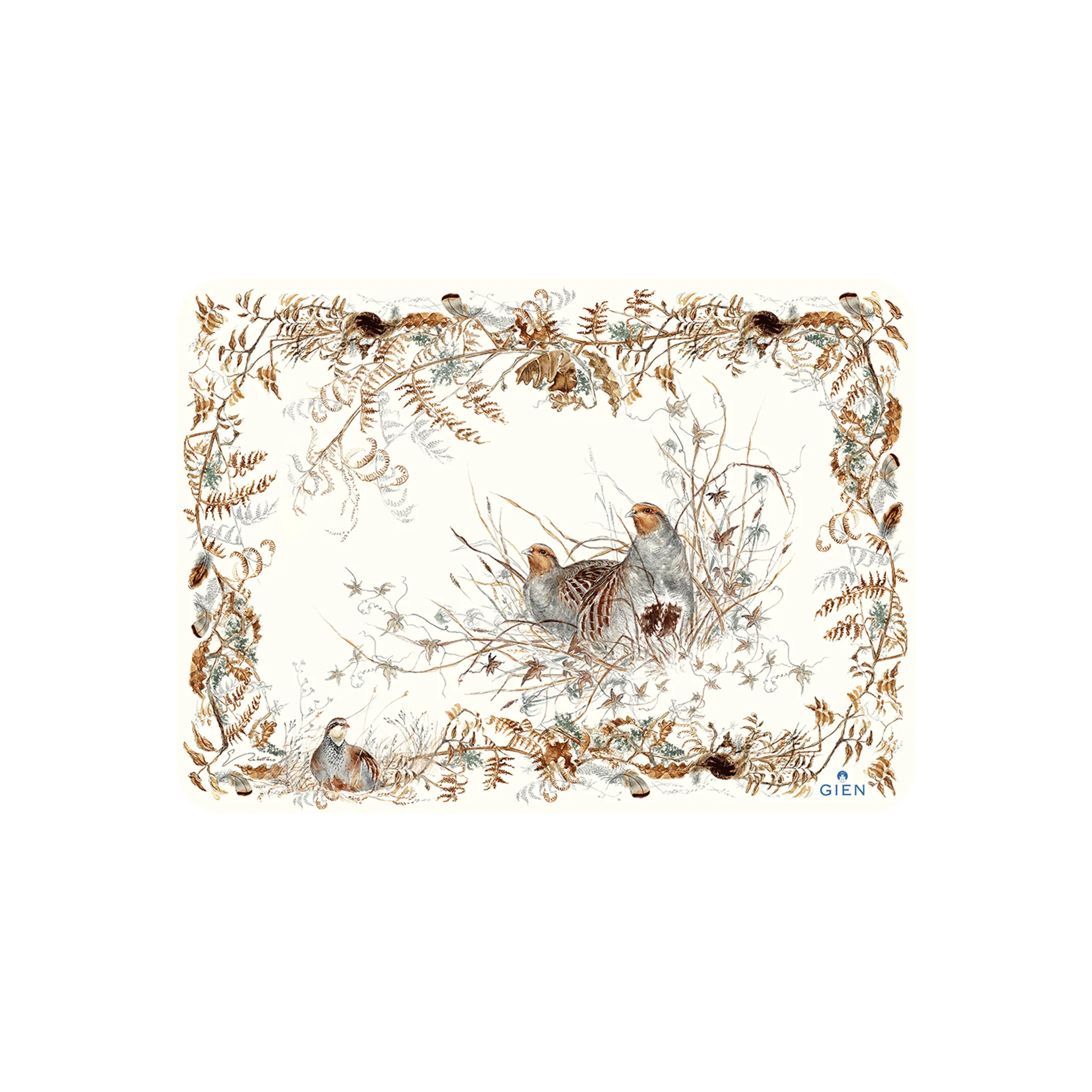 Plateau 37x28cm, Sologne, Gien