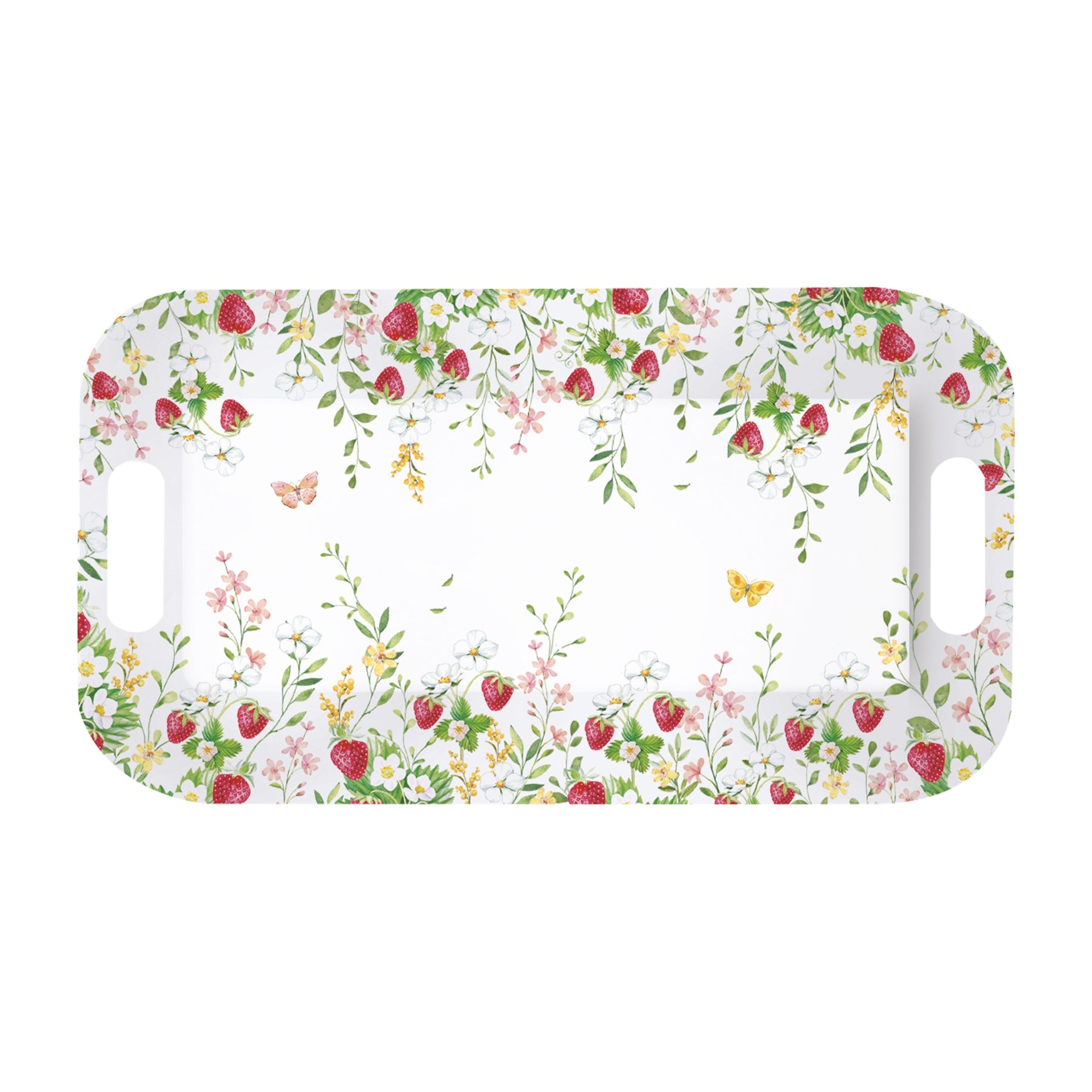 PLATEAU 40X21CM JARDIN DES FRAISES, Easylife