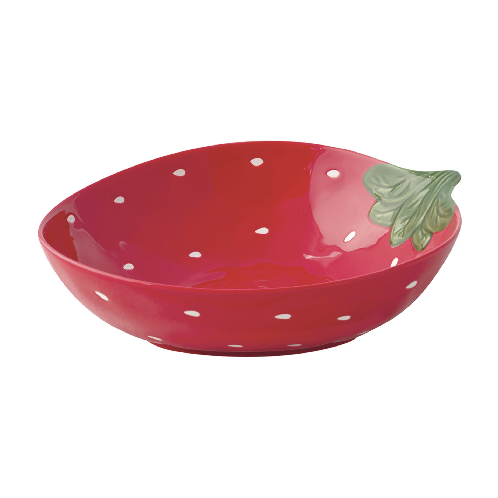 Bol en porcelaine en forme de fraise 30x25,5 cm JARDIN DES FRAISES, Easylife