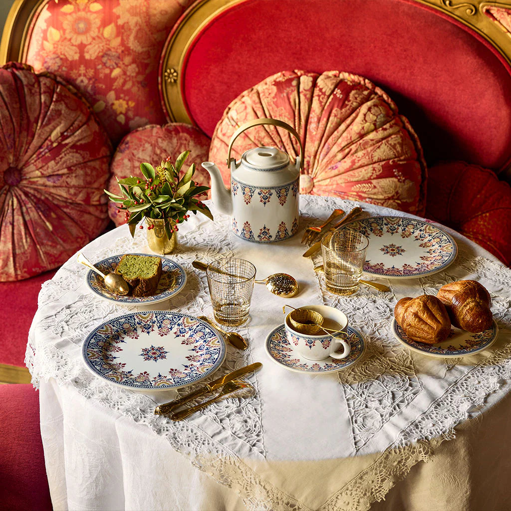 Assiette à Dessert, Rouen Or, Gien