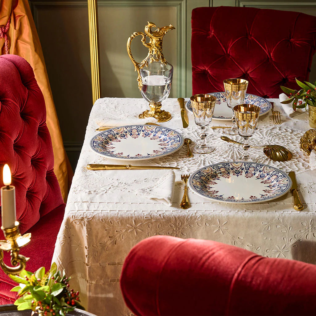 Assiette Plate Extra, Rouen Or, Gien