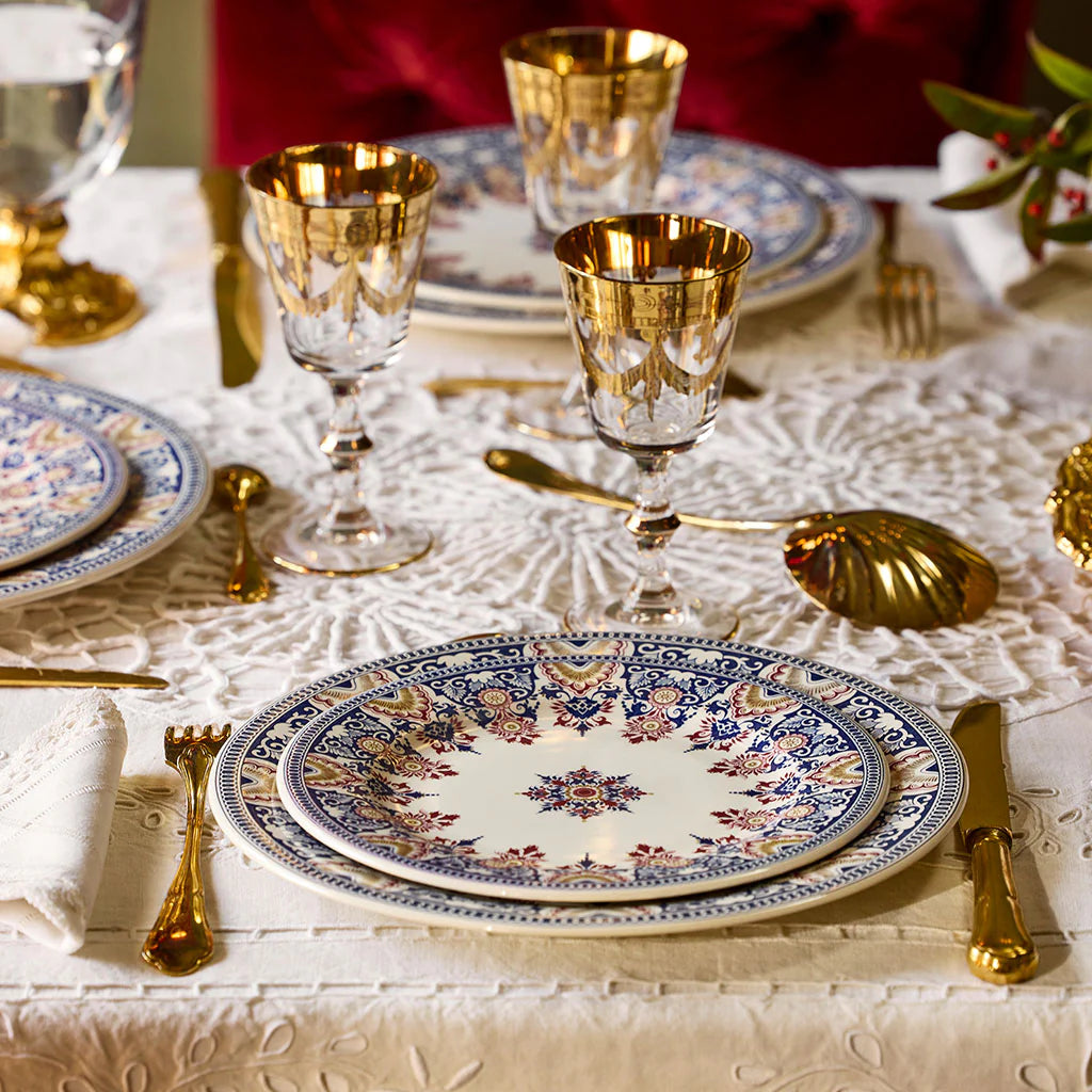 Assiette Plate Extra, Rouen Or, Gien