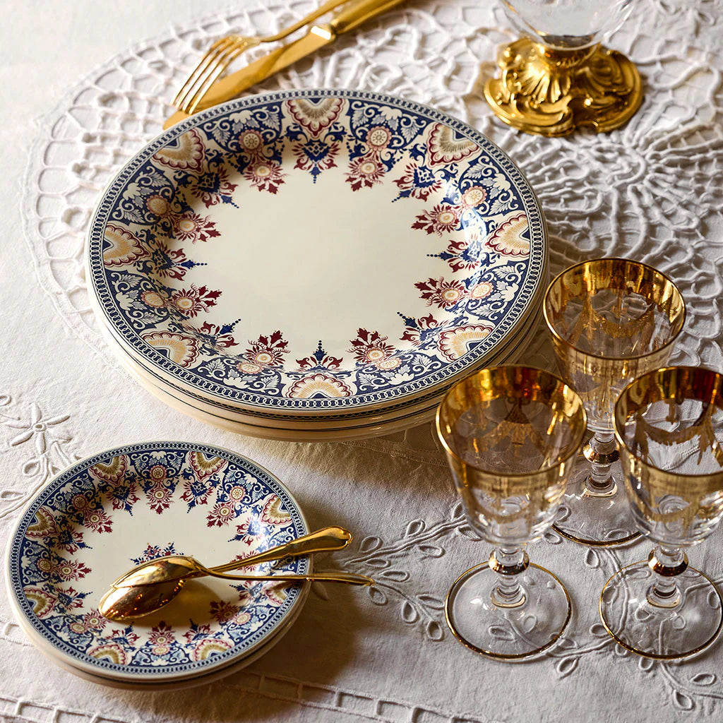 Assiette Creuse, Rouen Or, Gien