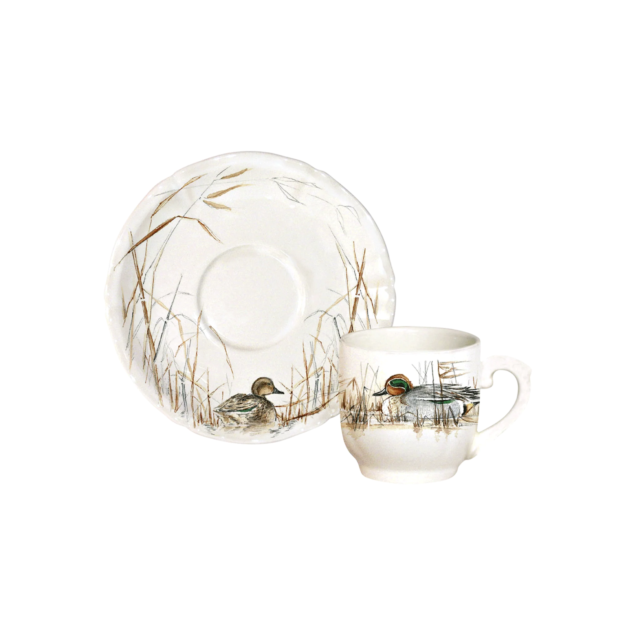 Tasse et Soucoupe à Café, Sologne, Gien