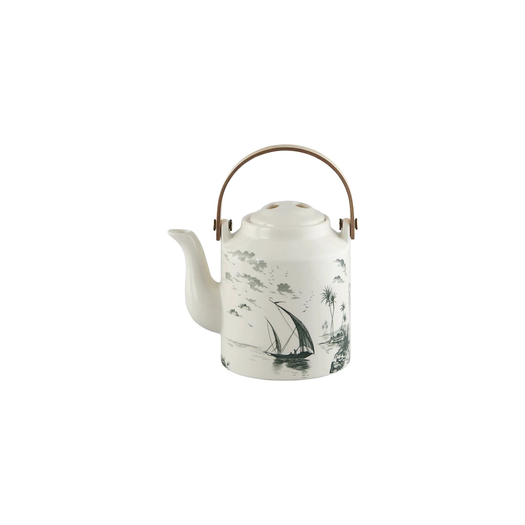 Tasse et soucoupe à thé 0,16l, Les Dépareillés Vert, Gien
