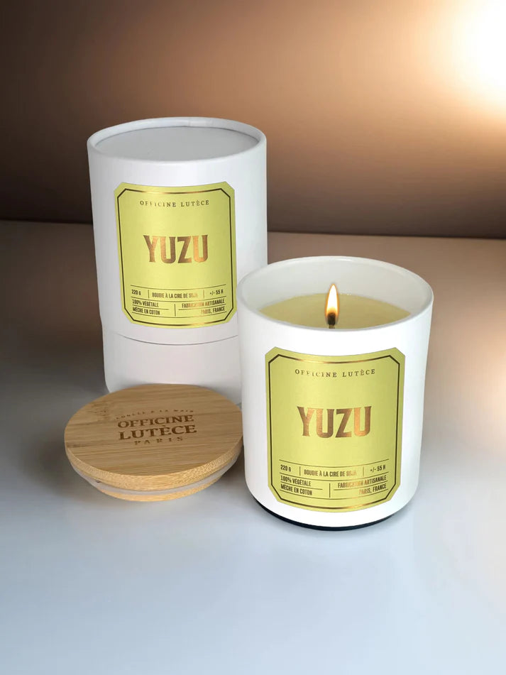 Bougie parfumée Yuzu- Officine Lutèce