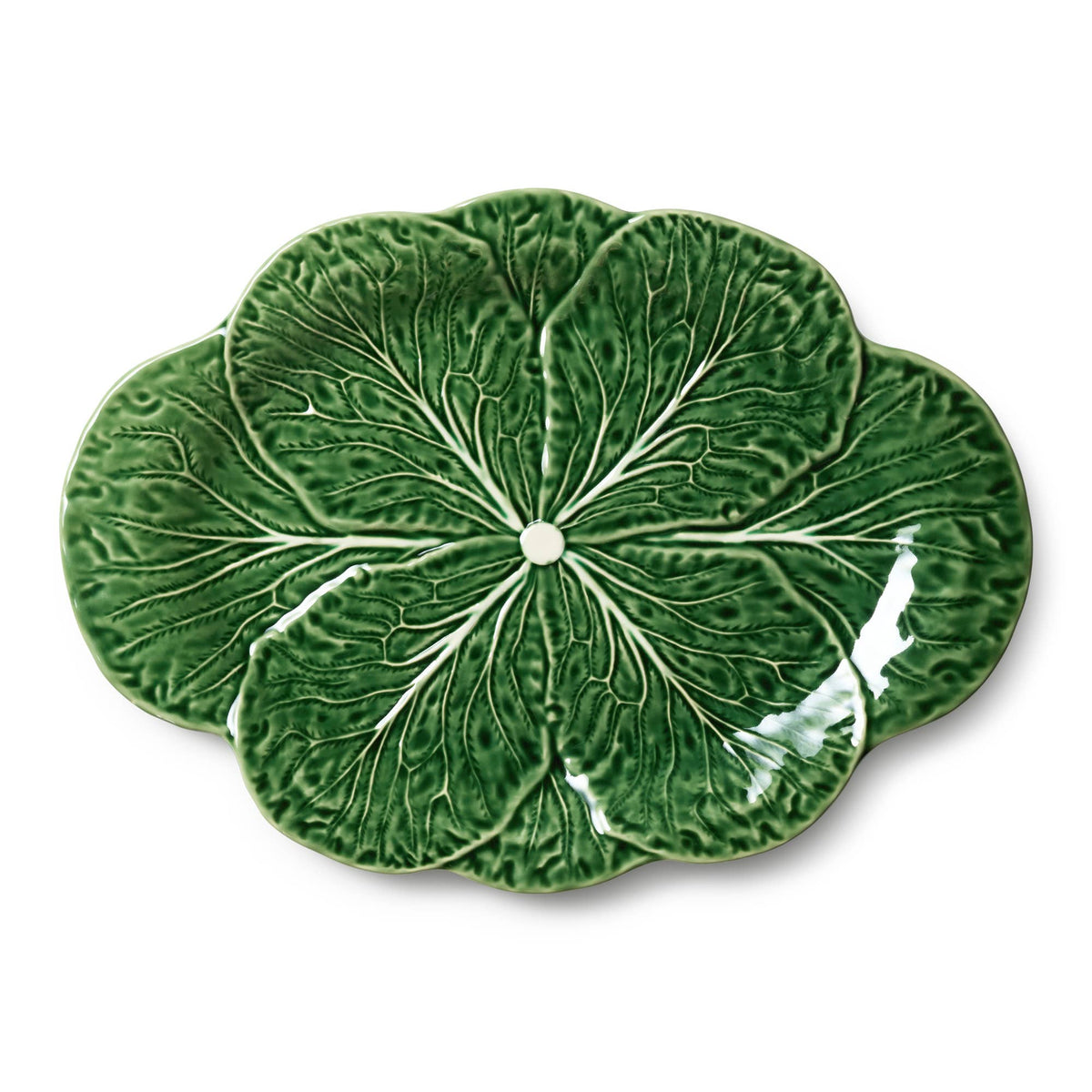 Plat ovale 3D Chou Le Jardin 43 cm x 32 cm