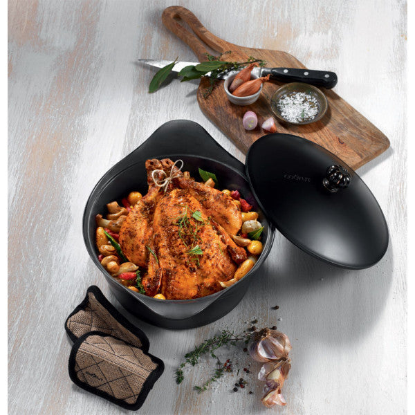 Cocotte 24 cm Noir 4.5 l. , Cookut