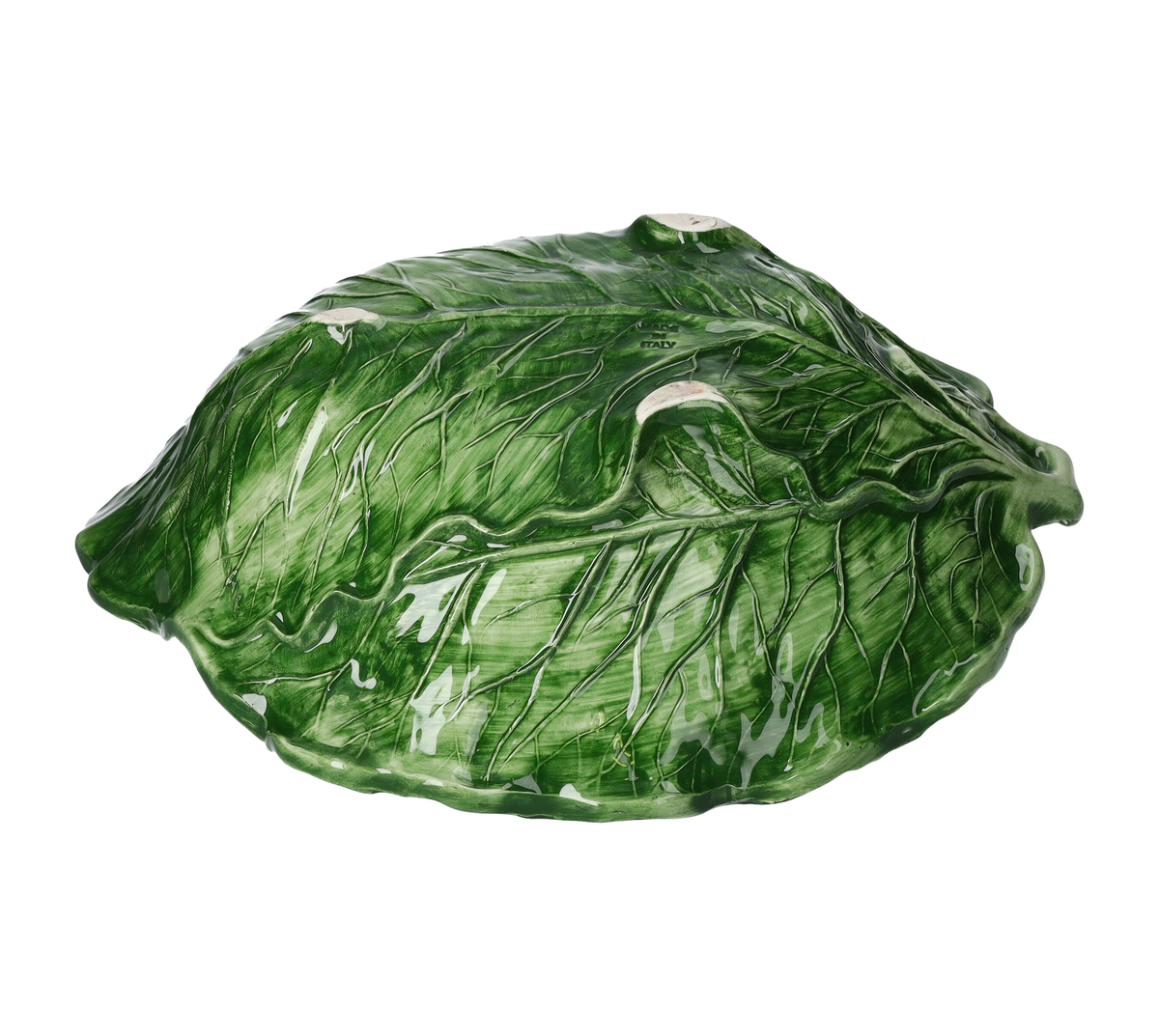 Présentoir feuille de chou vert 33x31x10 h cm