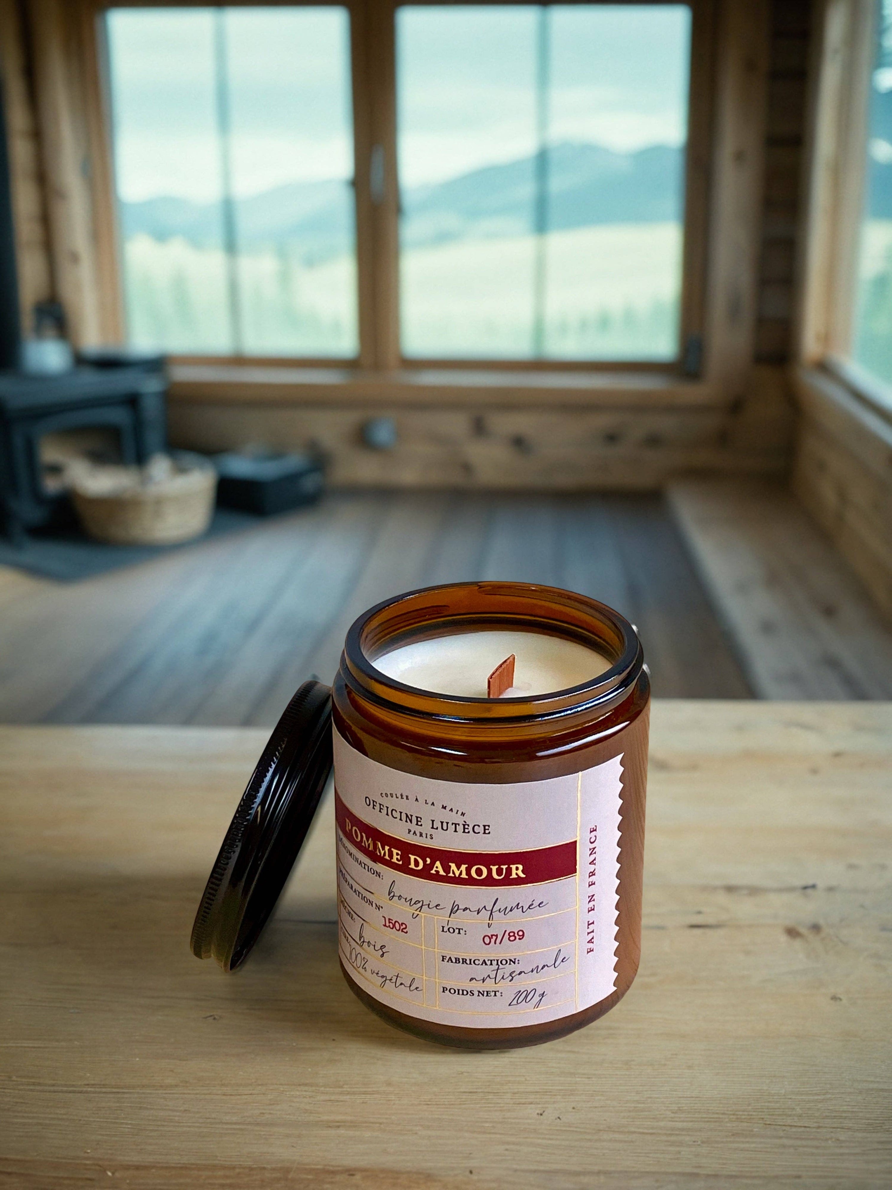 Bougie parfumée Pomme d'Amour - 200g