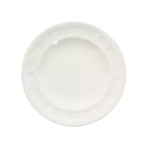 Assiette Creuse 24.2 cm, Pont aux Choux Blanc, Gien