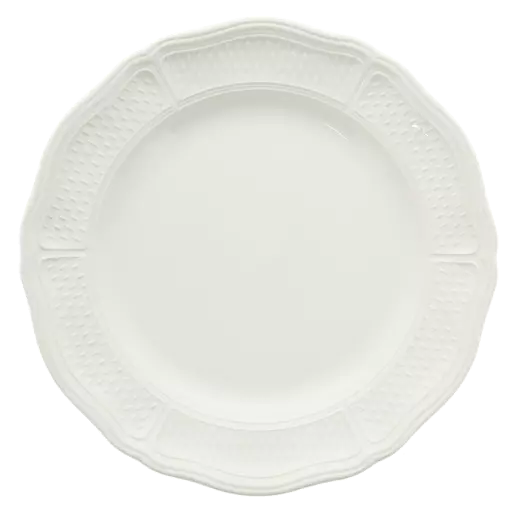 Assiette plate Extra 27.5 cm, Pont aux Choux Blanc, Gien