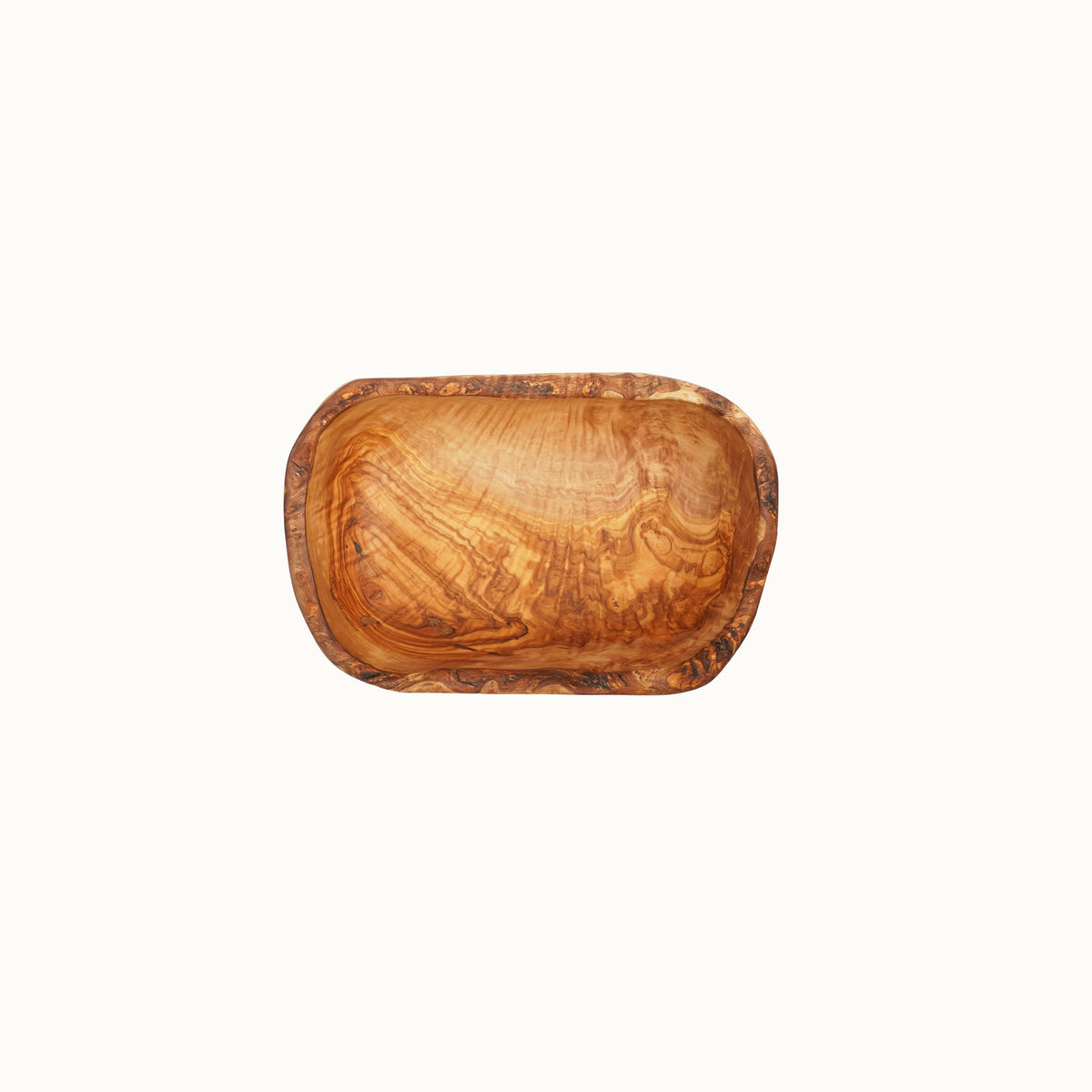 Handcrafted Unique Olive Wood Rustic Fruit Cup
: Diam 27-28*6-11 cm