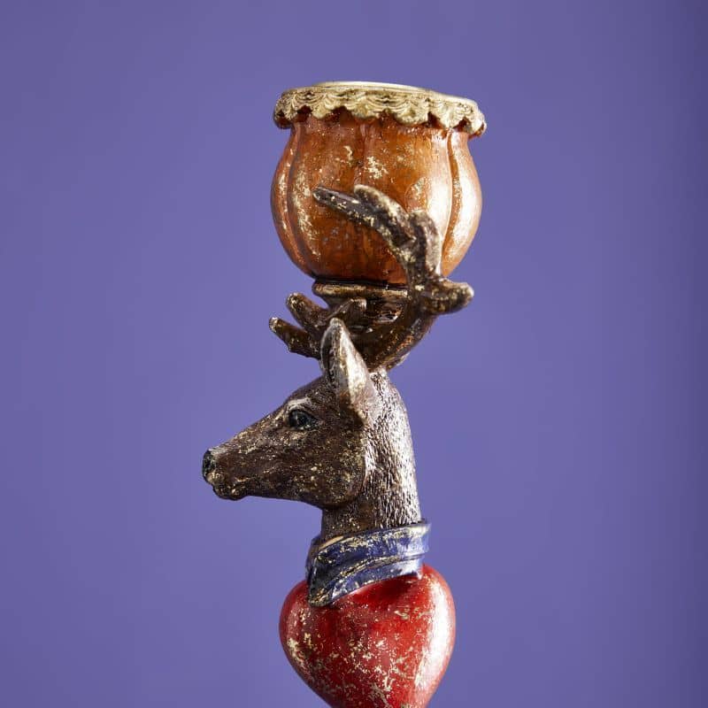 Chandelier Écureuil Sur Couronne, 9 x 9 x 32,5 cm: Mehrfarbig (14)