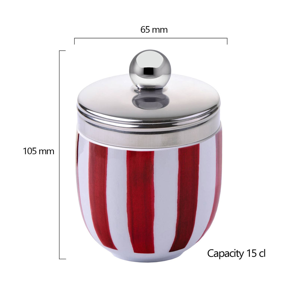 Egg Coddleur d'œufs Rayures rouge, DRH