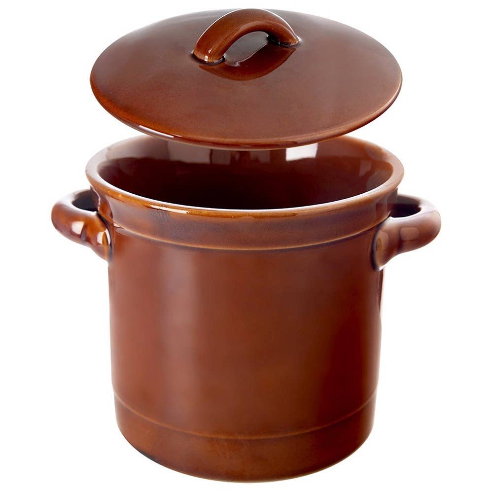 Pot de fermentation en céramique avec couvercle 1 l