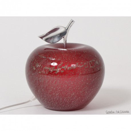 Lampe Pomme GM Rouge Manzana H. 27, D. 24, Drimmer