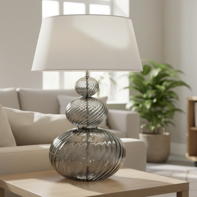 Lampe 3 boules Gris Fumé, Drimmer