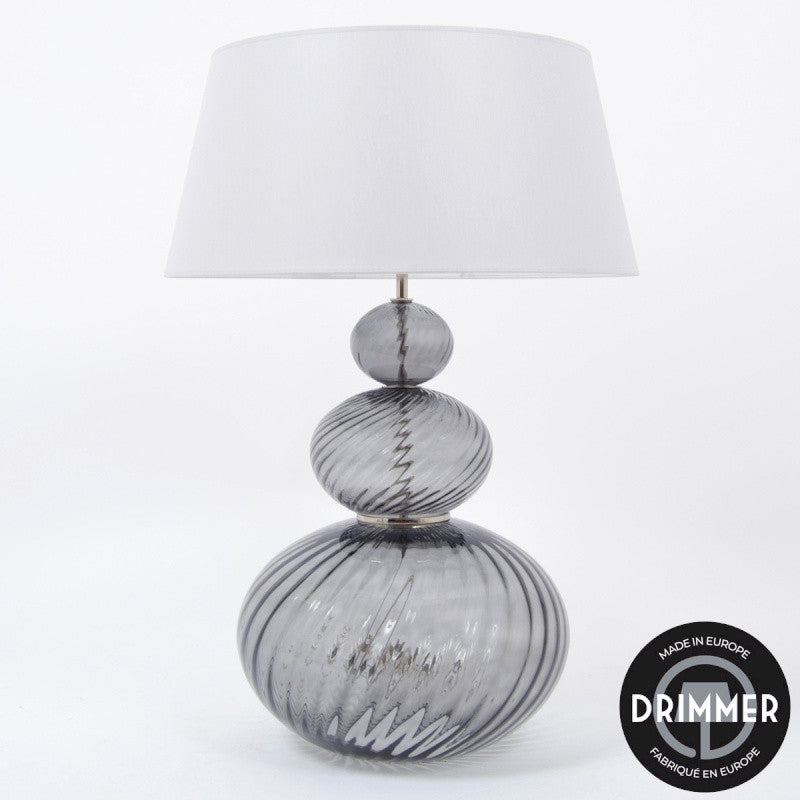Lampe 3 boules Gris Fumé, Drimmer