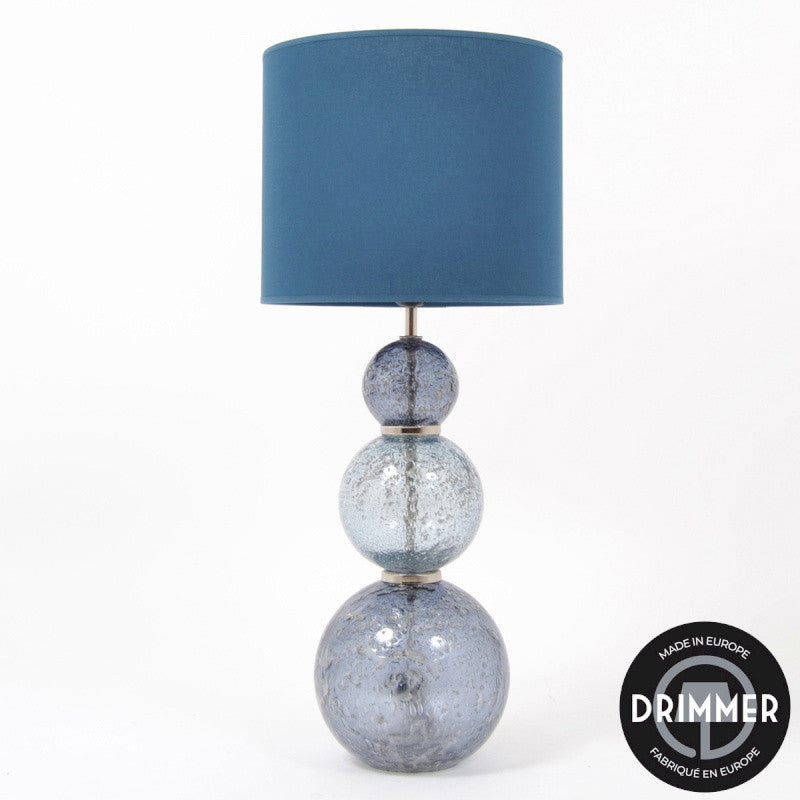Lampe Volcanique Bleu Fumé 3 Boules, Drimmer