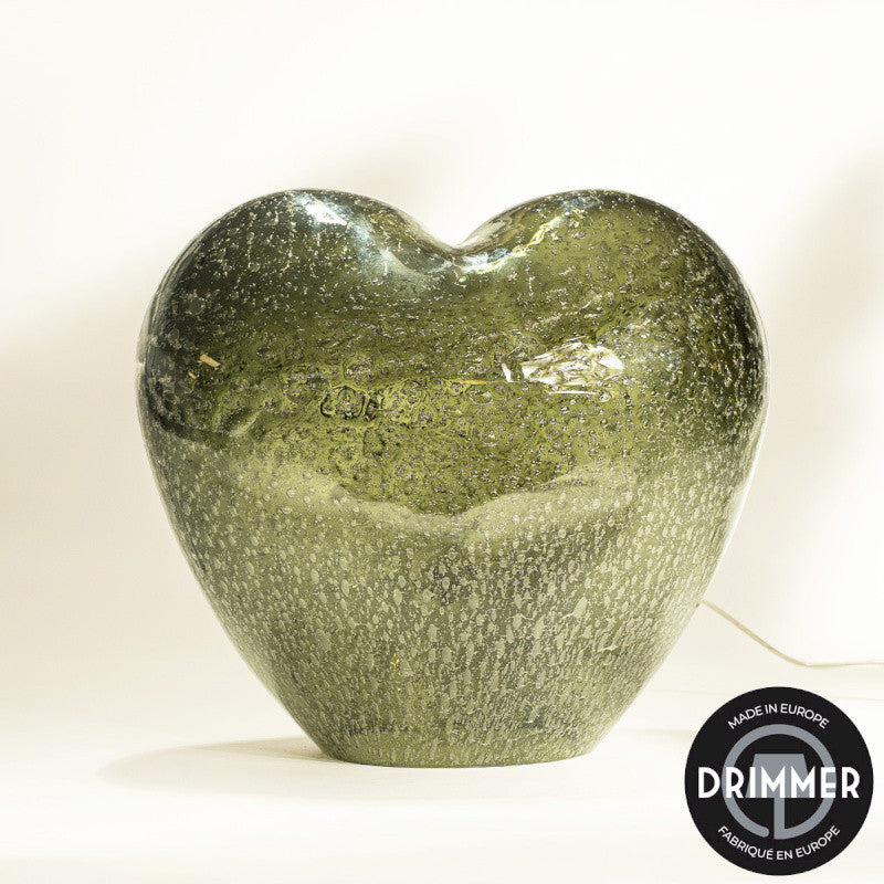 Lampe Coeur Vert Fumé, Drimmer