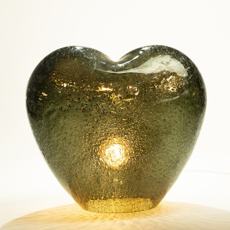 Lampe Coeur Vert Fumé, Drimmer