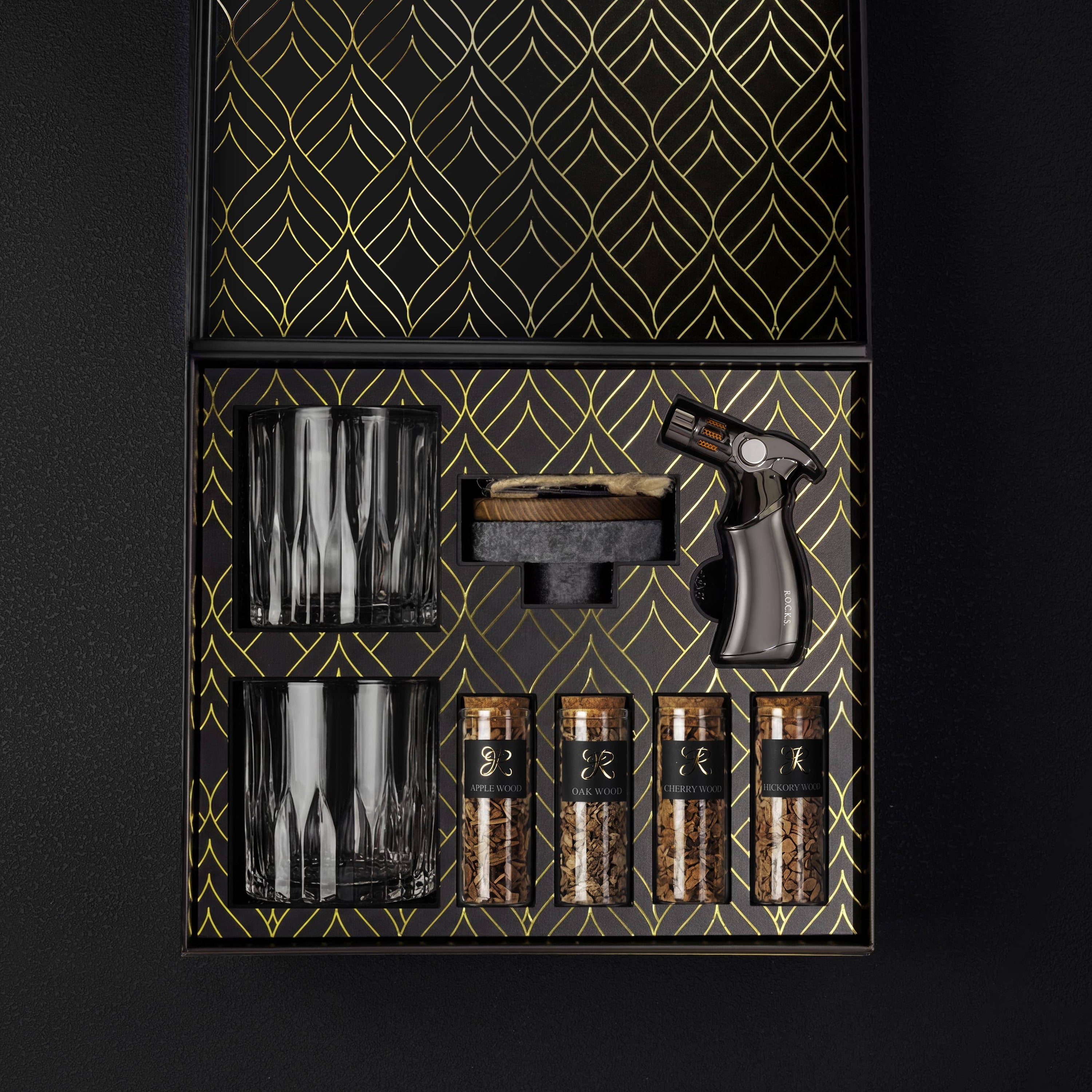 Le coffret cadeau : kit fumoir pour whisky et cocktails