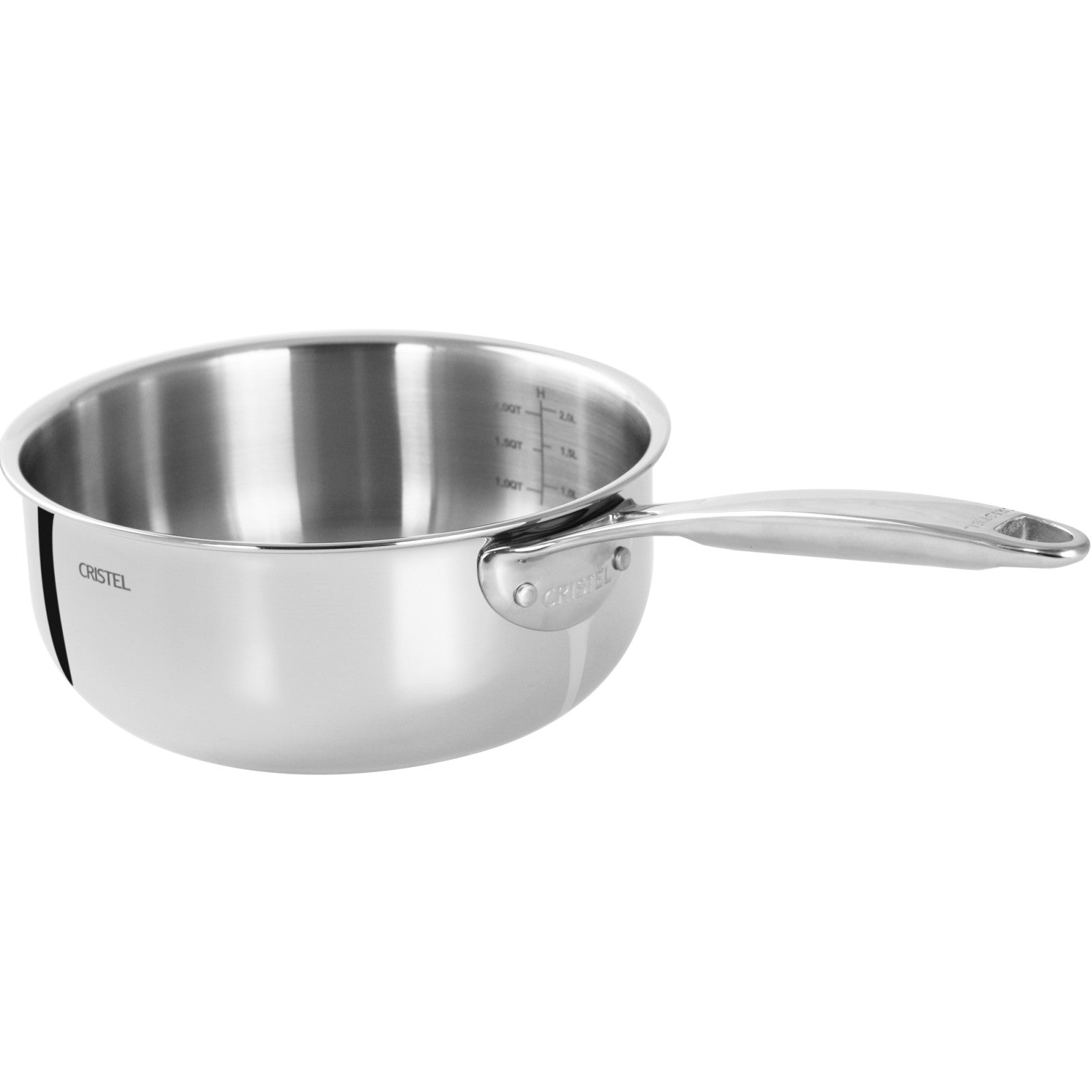 Casserole Inox 18cm, Castel'Pro, CRISTEL