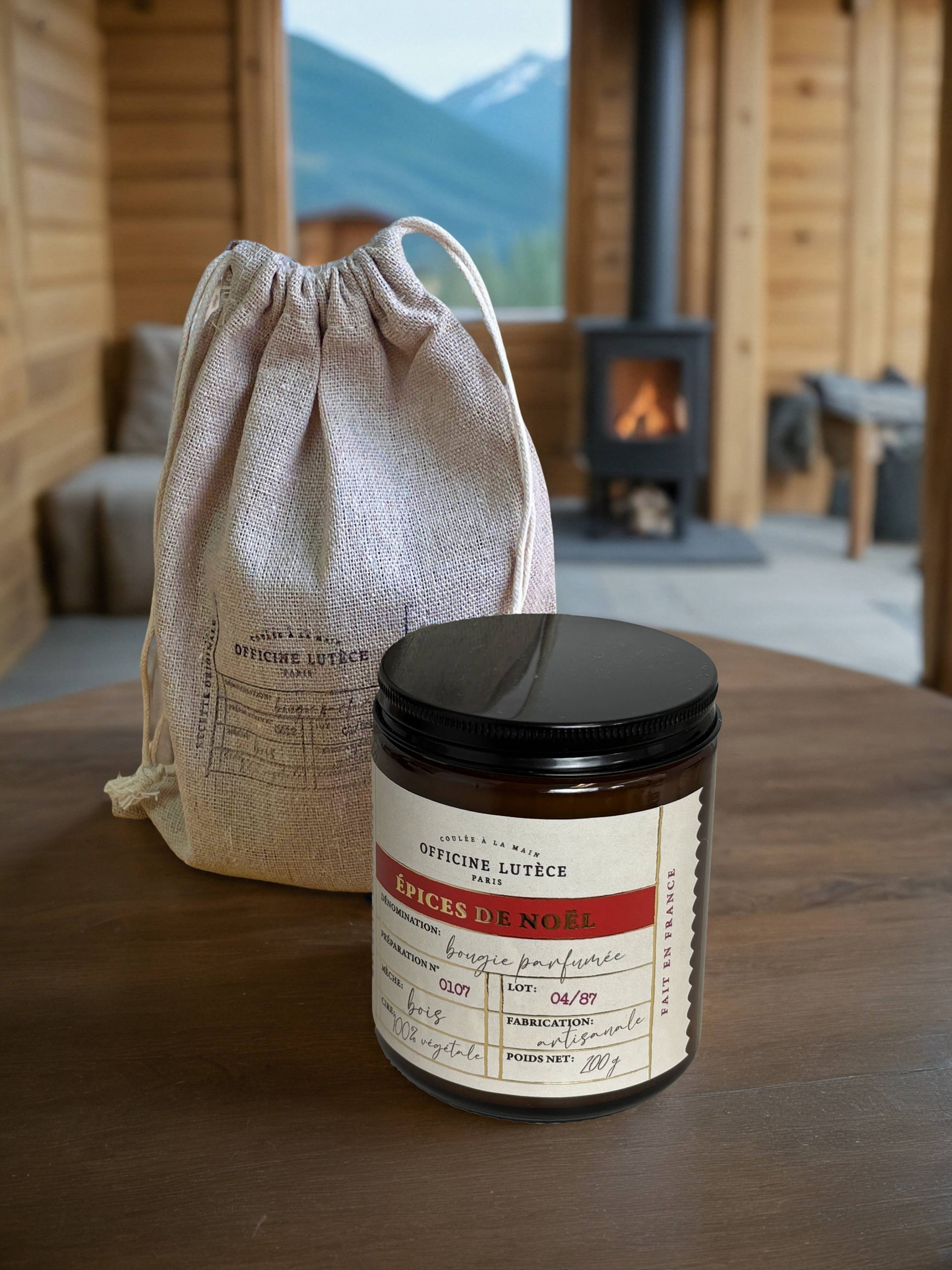 Bougie parfumée Épices de Noël - 200g