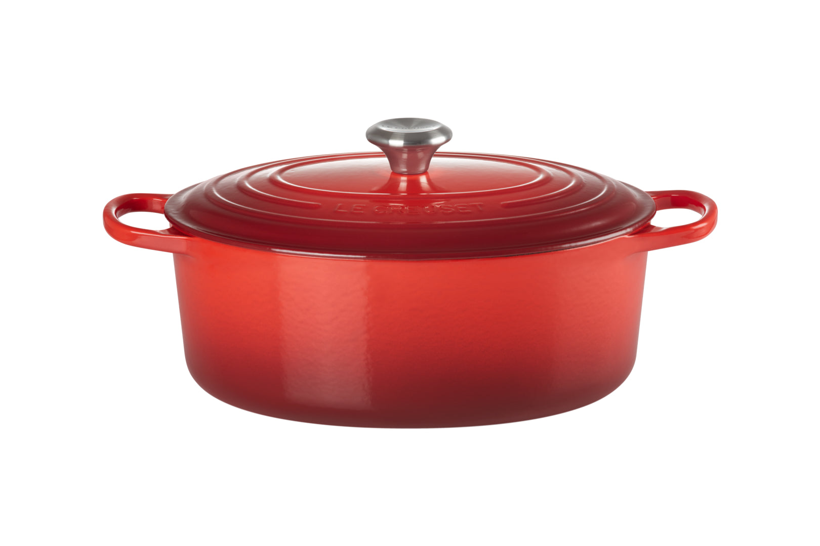 Cocotte ovale 31cm, Signature Cerise, Le Creuset