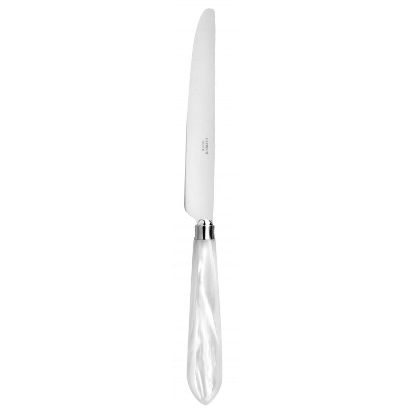 Couteau de table, Omega Nacré Blanc 00N