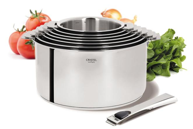 Casserole Inox 20cm, Casteline Amovible , CRISTEL