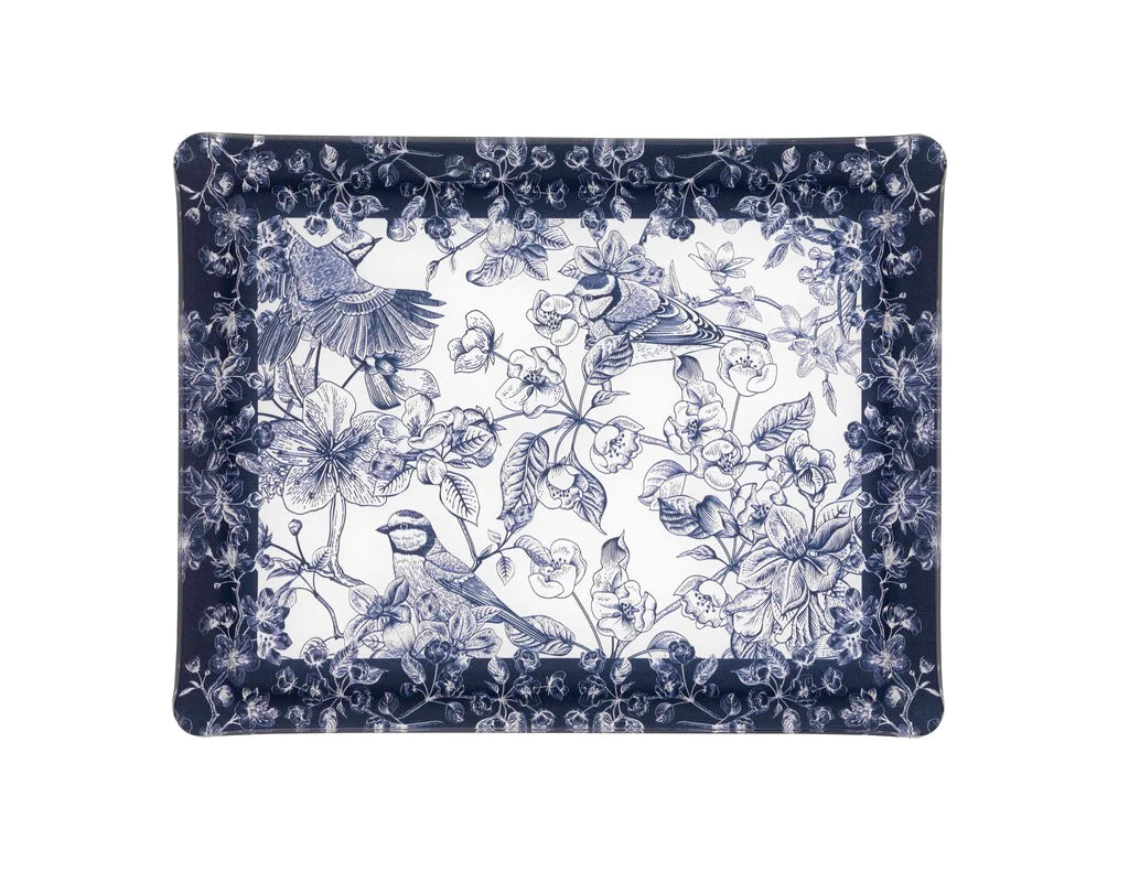 Plateaux acrylique 37 x 28 cm, Arabela Bleu Nuit, Platex