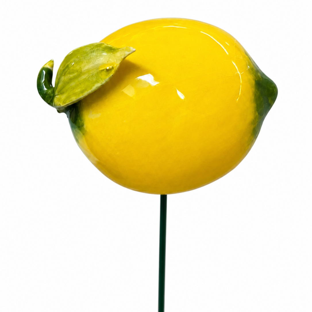 Citron en céramique italienne 6-7 cm – Décor fait main
