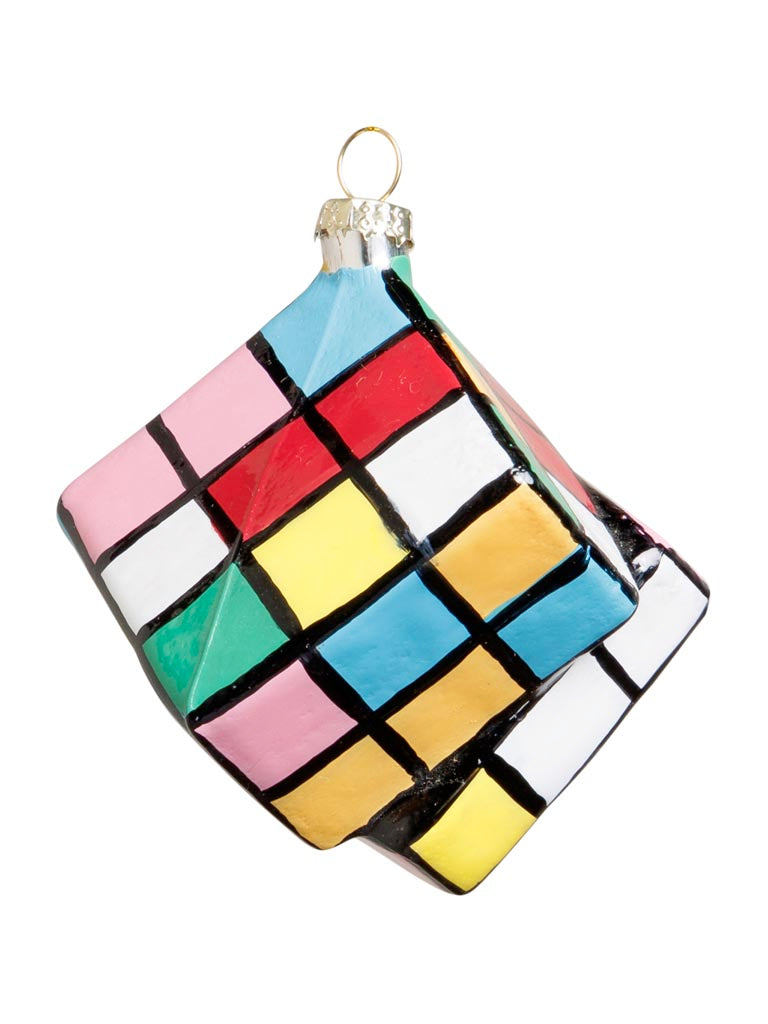 Suspension Verre, BN Rubik's Cube, Chehoma