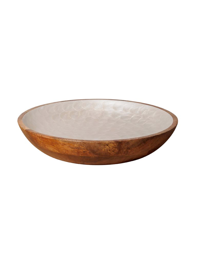 Saladier 38cm, Ecailles Nacrées, Chehoma