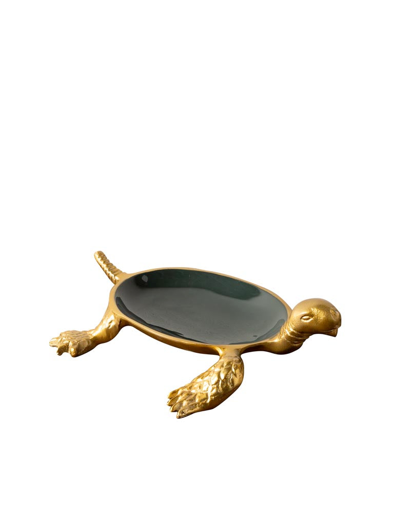 Vide Poche Laqué Vert, Tortue, Chehoma