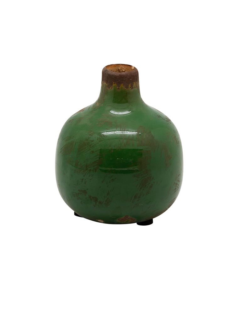 Vase Céramique, Vert Olive, Chehoma