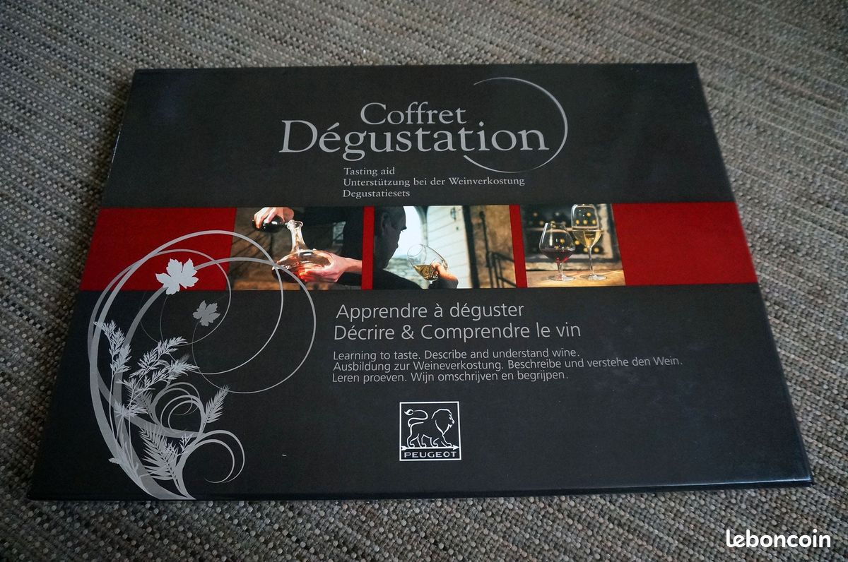 Coffret Dégustation + Livret pour 8 Pers. Peugeot