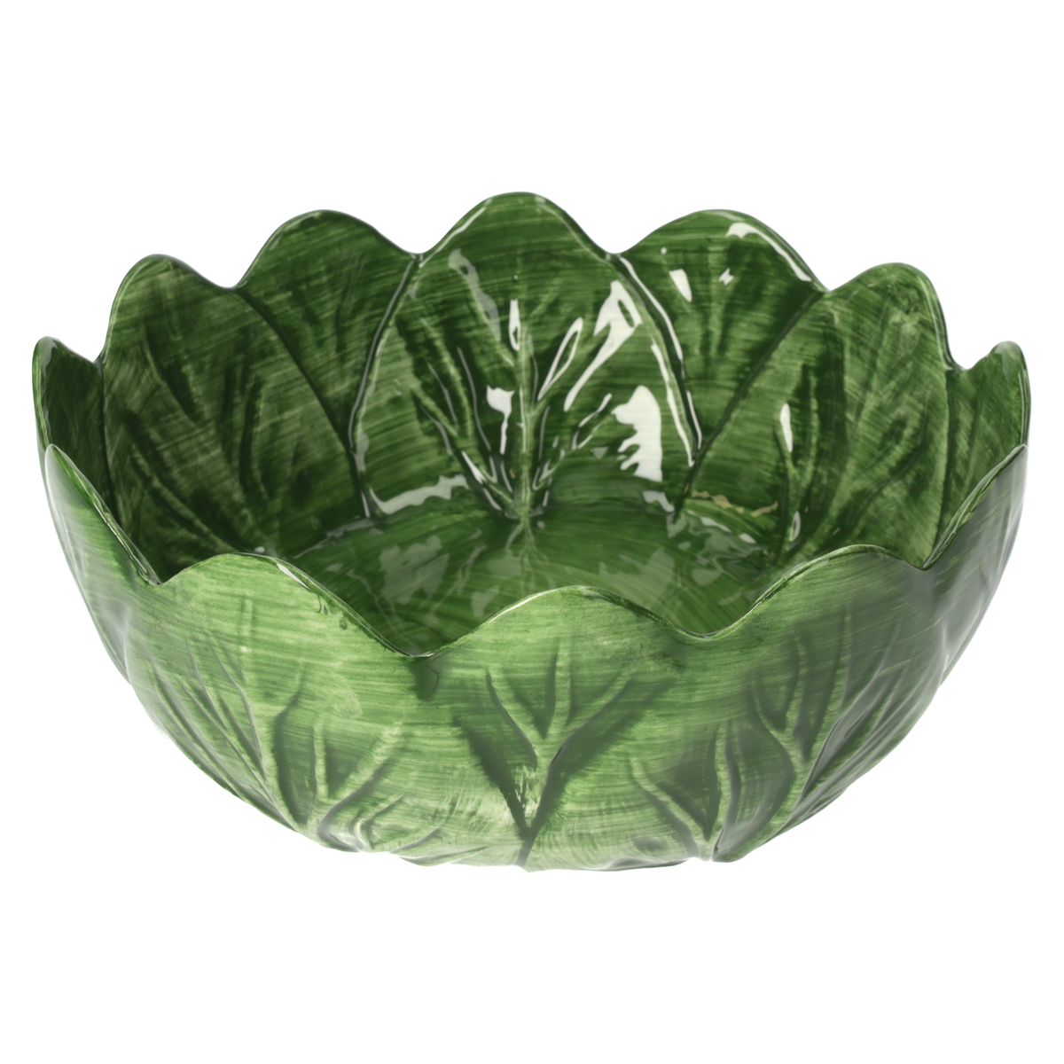 Verza grand saladier vert Ø 29 cm h 12 cm