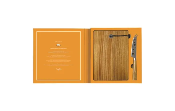 Coffret à fromage 2 pièces Gift Novels