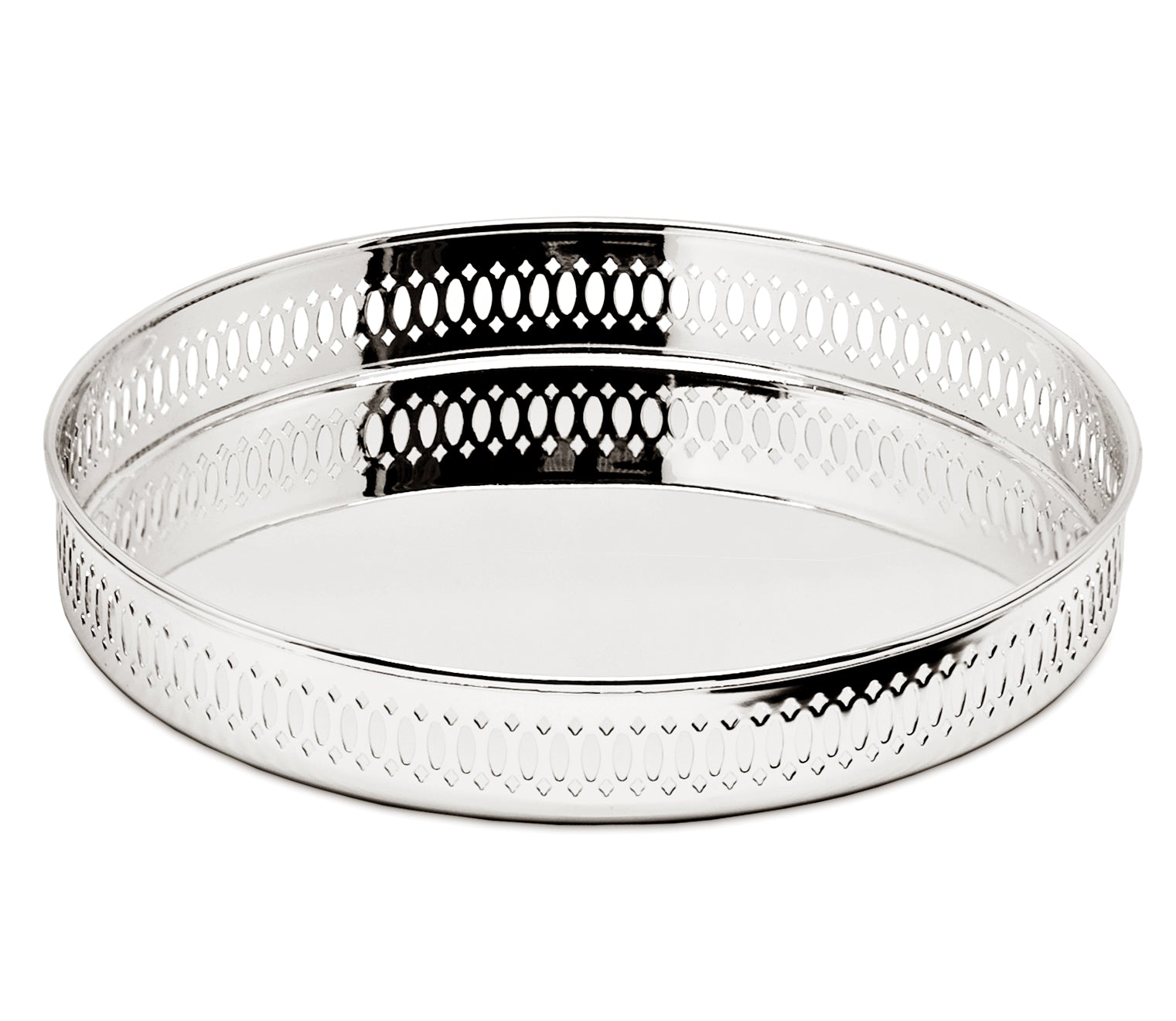 Gallery tray 30 cm Silver metal Delphi, Edzard