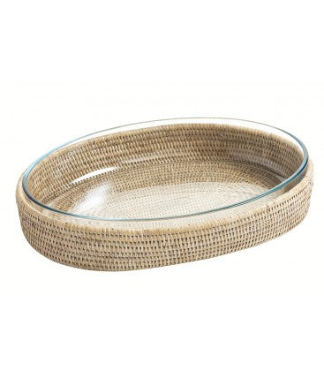 Porte-Pyrex Ovale White Gratiné, Pagan