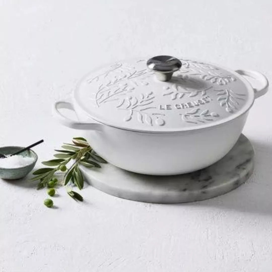 Marmite 28cm, Oliviers Coton, LE CREUSET
