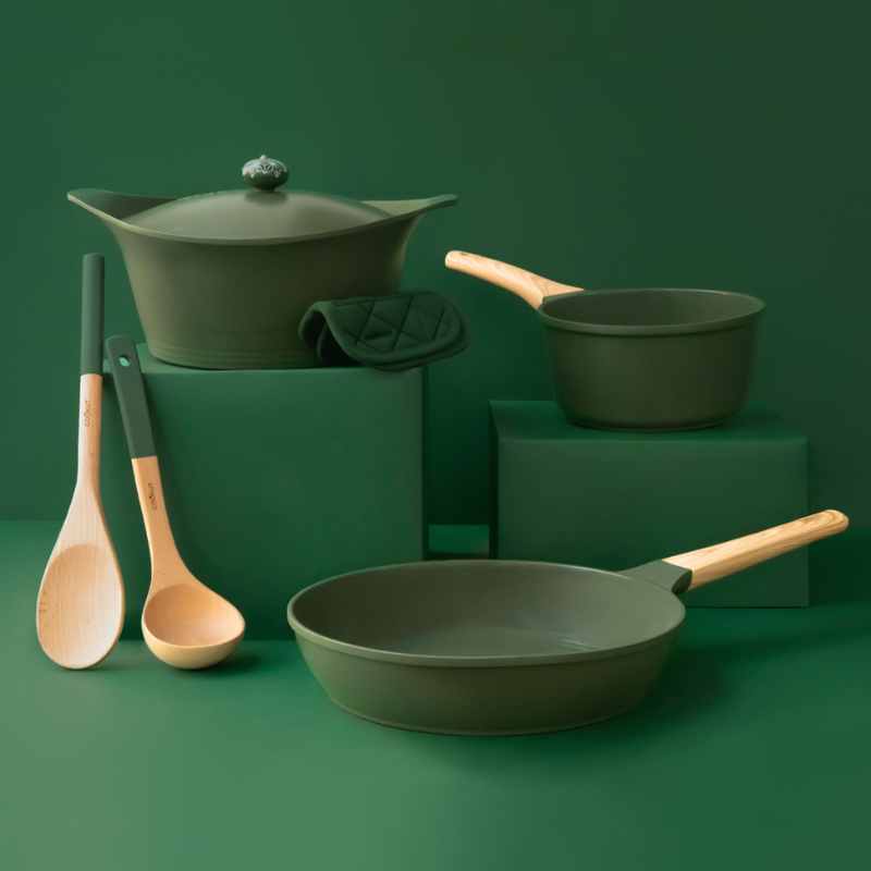 Cocotte 24 cm Fougère 4.5 L., Cookut