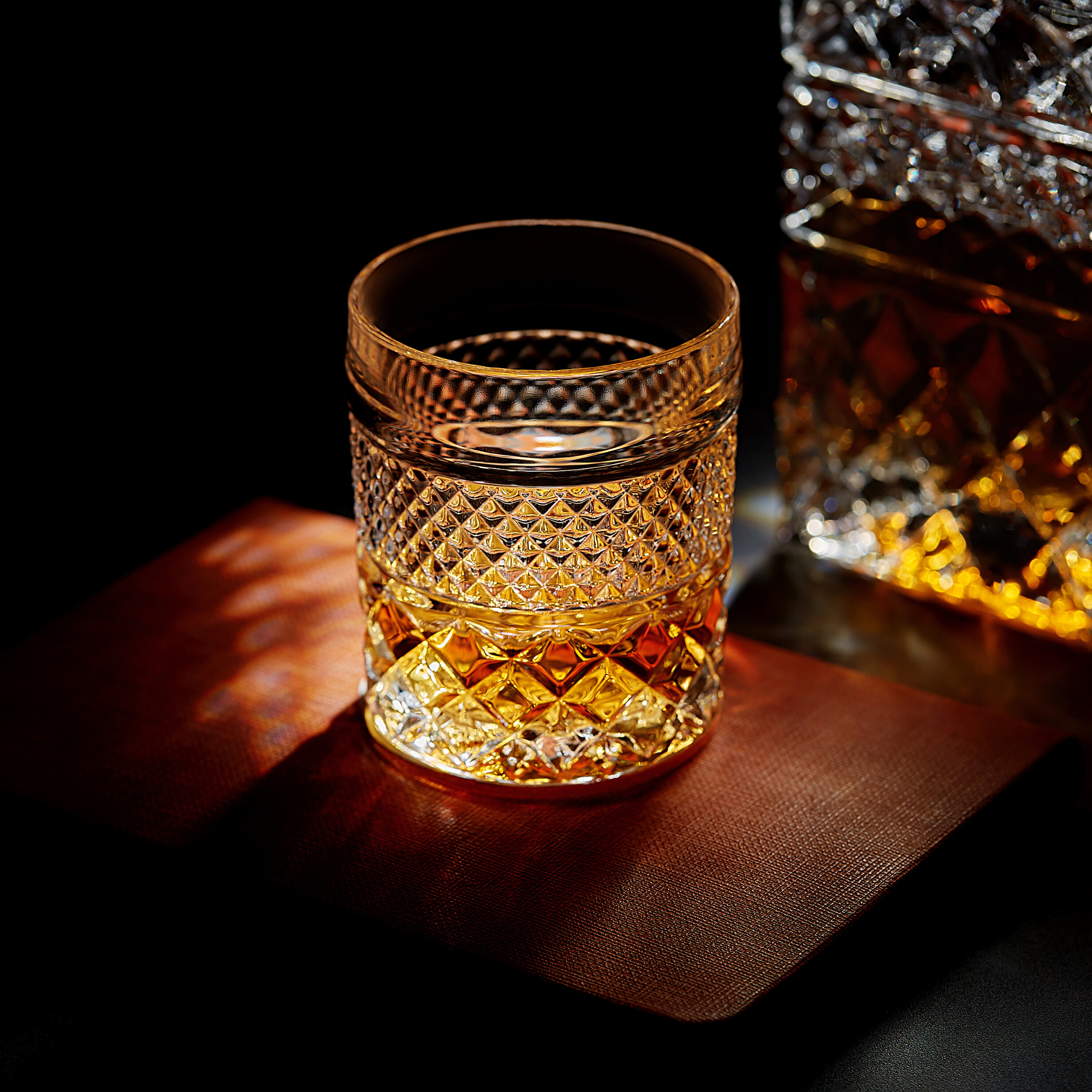 Coffret Cadeau Carafe à Whisky avec Verres et Pierres de Refroidissement